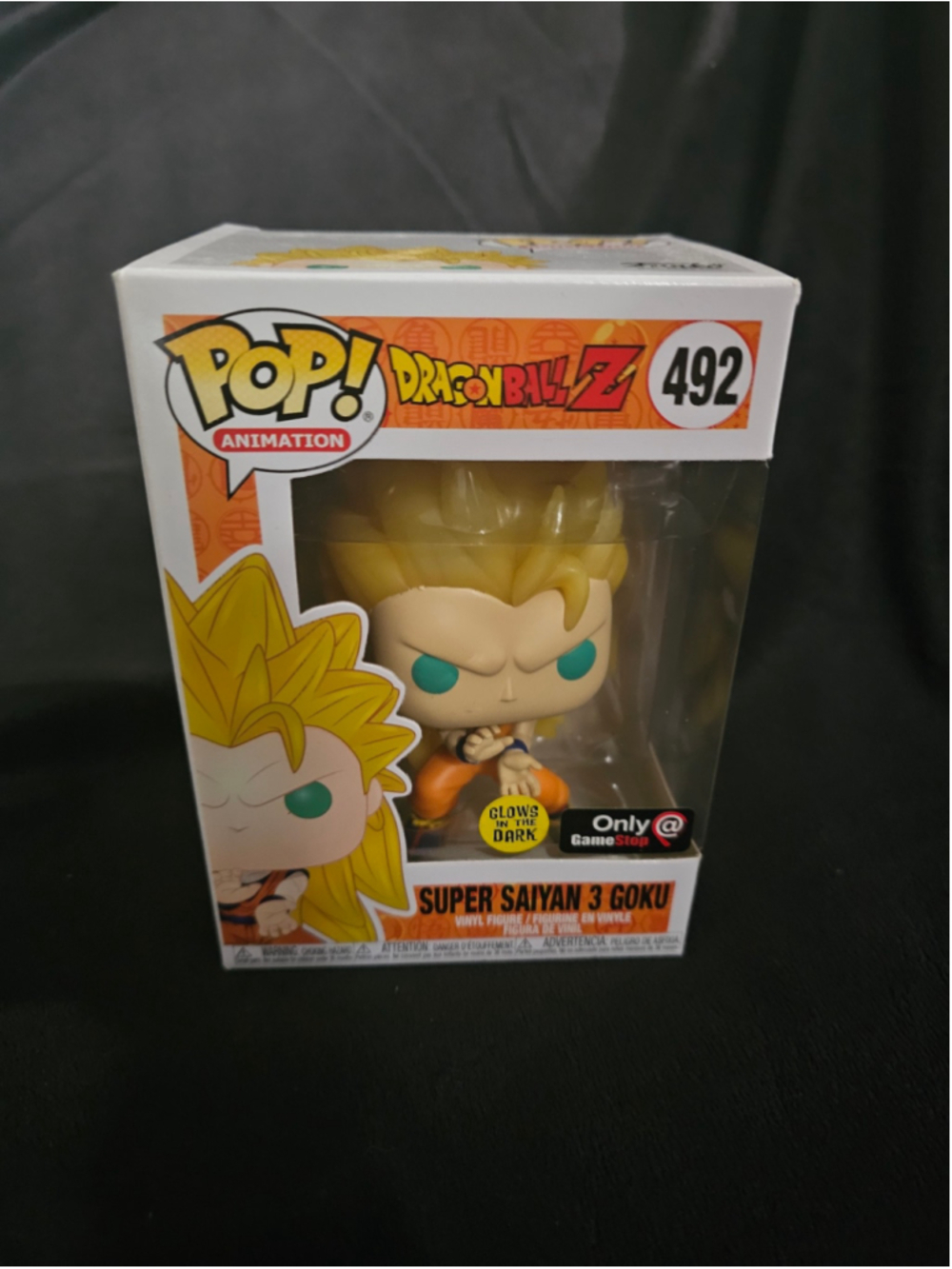 Funko Pop Animation Dragon Ball Z Super Saiyan 3 Goku Figure Yellow Orange